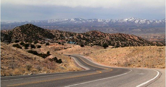 distance albuquerque to santa fe